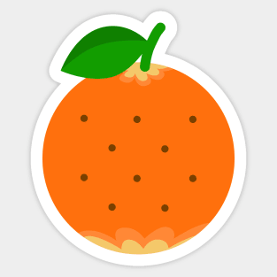 Freckled Orange Sticker